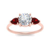Load image into Gallery viewer, Classic Pear Three Stone Ring