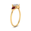 Load image into Gallery viewer, Classic Pear Three Stone Ring