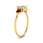 Load image into Gallery viewer, Classic Pear Three Stone Ring
