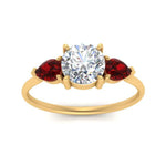 Load image into Gallery viewer, Classic Pear Three Stone Ring
