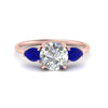 Load image into Gallery viewer, Classic Pear Three Stone Ring
