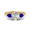 Load image into Gallery viewer, Classic Pear Three Stone Ring