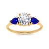 Load image into Gallery viewer, Classic Pear Three Stone Ring