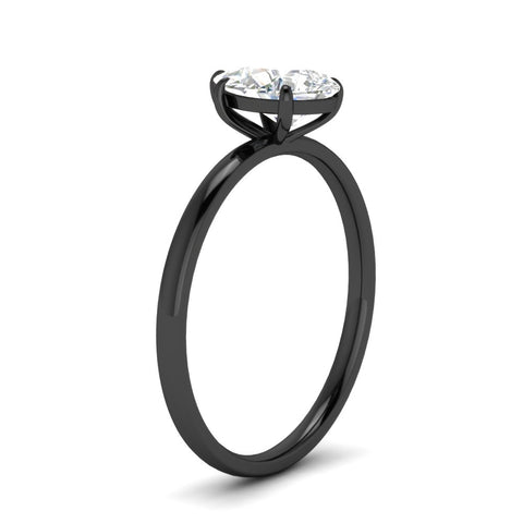 Pear Shaped Classic Solitaire Ring