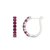 Load image into Gallery viewer, classic-pink-sapphire-huggie-hoop-earrings-in-white-gold-FDEAR11246GSADRPI-NL-WG