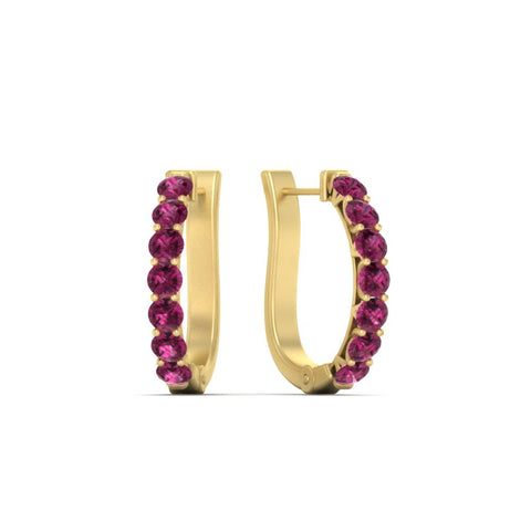 classic-pink-sapphire-huggie-hoop-earrings-in-yellow-gold-FDEAR11246GSADRPI-NL-YG