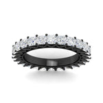 Load image into Gallery viewer, classic-princess-cut-6-carat-anniversary-black-ring-in-black-gold-FD10247PRANGLE5-6.00CT-NL-BG
