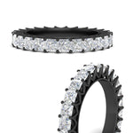 Load image into Gallery viewer, classic-princess-cut-6-carat-anniversary-black-ring-in-black-gold-FD10247PRBANGLE3-6.00CT-NL-BG
