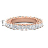 Load image into Gallery viewer, classic-princess-cut-6-carat-anniversary-diamond-wedding-ring-in-rose-gold-FD10247PRB-6.00CT-NL-RG-HW