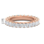 Load image into Gallery viewer, classic-princess-cut-6-carat-anniversary-diamond-wedding-ring-in-rose-gold-FD10247PRB-6.00CT-NL-RG-HW
