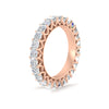 Load image into Gallery viewer, classic-princess-cut-6-carat-anniversary-diamond-wedding-ring-in-rose-gold-FD10247PRBANGLE2-6.00CT-NL-RG