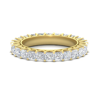 Princess Cut V Prong Diamond Eternity Band