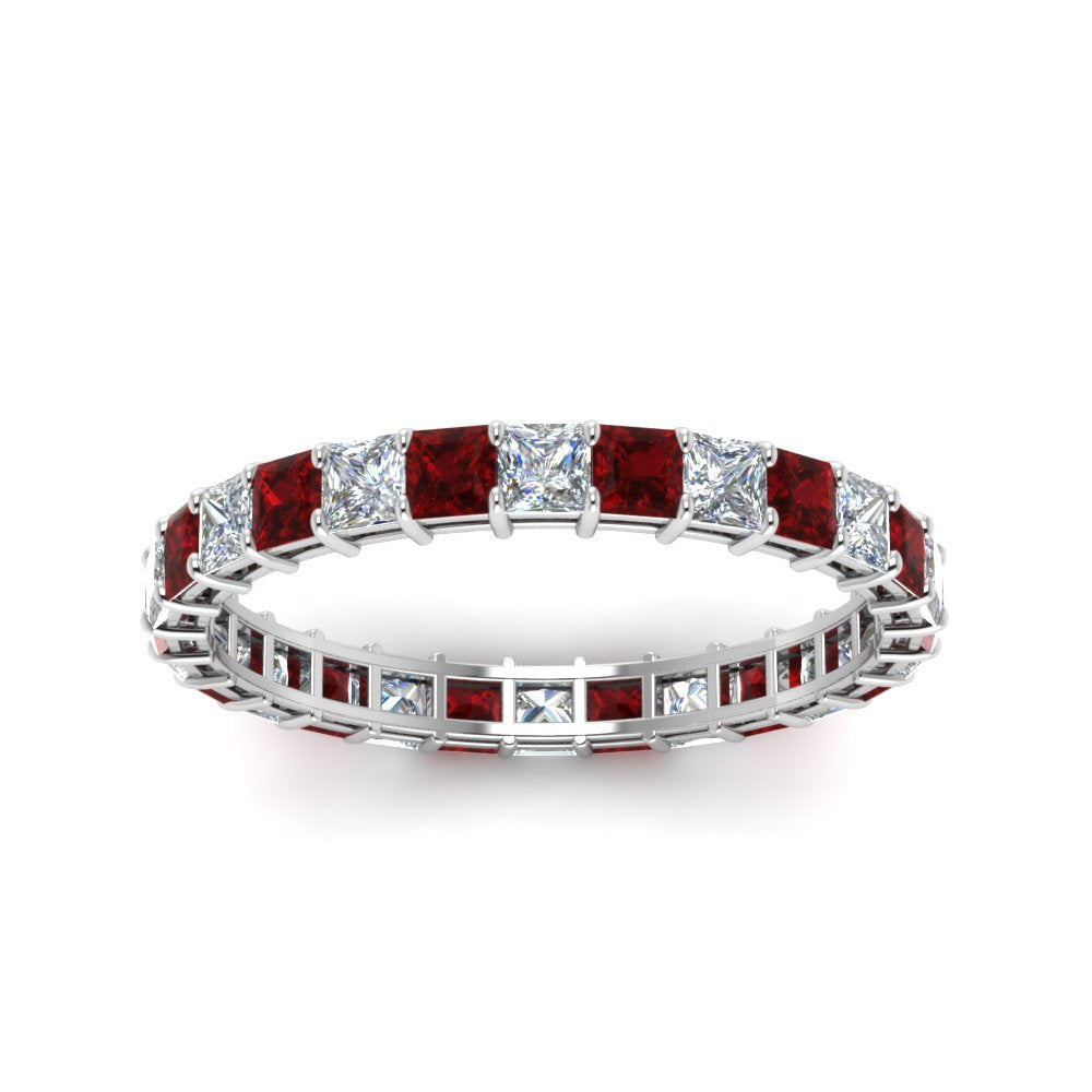 classic-princess-cut-diamond-eternity-ring-2-carat-with-ruby-in-white-gold-FDEWB8675PR-2.0CTGRUDRANGLE5-NL-WG
