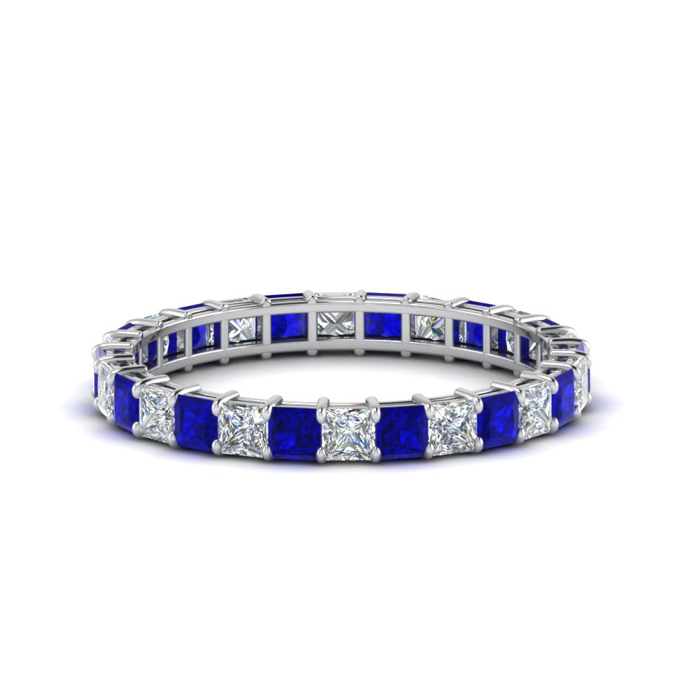 classic-princess-cut-diamond-eternity-ring-2-carat-with-sapphire-in-white-gold-FDEWB8675PR-2.0CTGSABL-NL-WG