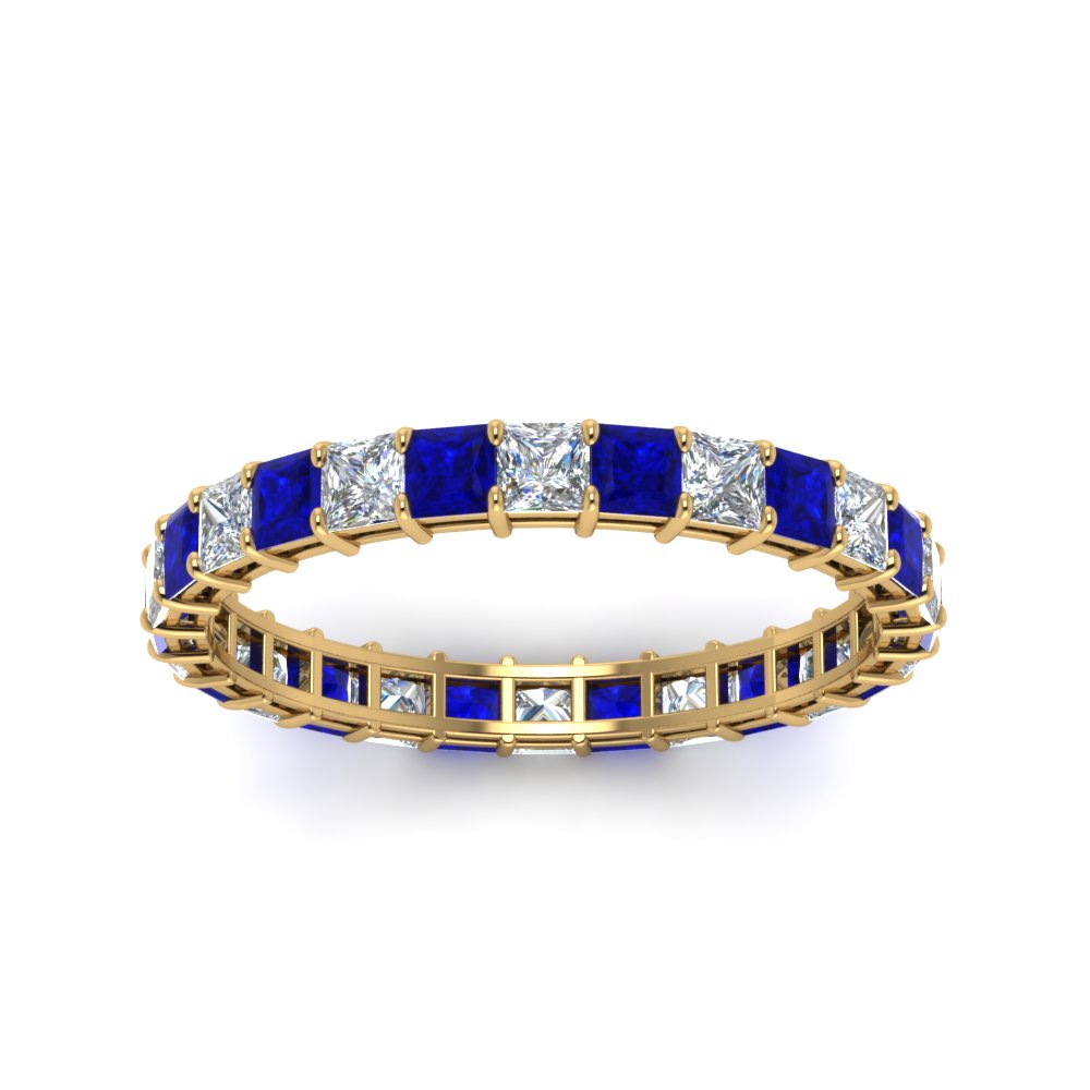 classic-princess-cut-diamond-eternity-ring-2-carat-with-sapphire-in-yellow-gold-FDEWB8675PR-2.0CTGSABLANGLE5-NL-YG