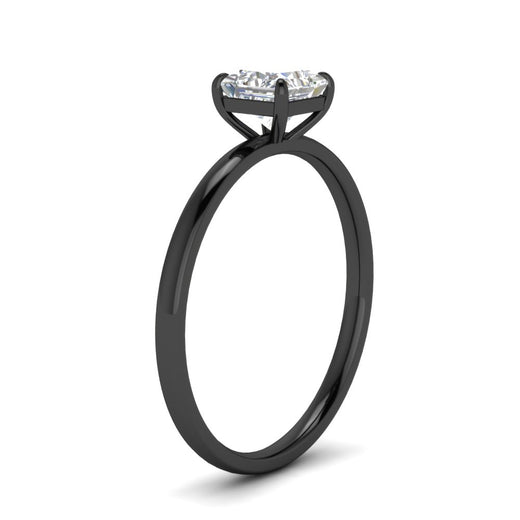 Princess Cut 4 Prong Classic Solitaire Ring