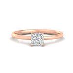 Load image into Gallery viewer, Princess Cut 4 Prong Classic Solitaire Ring
