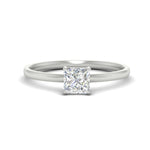 Load image into Gallery viewer, Princess Cut 4 Prong Classic Solitaire Ring
