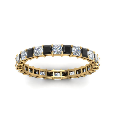classic-princess-cut-eternity-ring-2-carat-with-black-diamond-in-yellow-gold-FDEWB8675PR-2.0CTGBLACKANGLE5-NL-YG