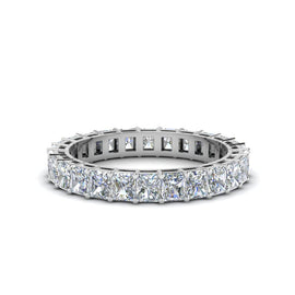 Full Eternity Radiant Cut Diamond Band