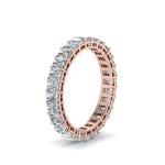 Load image into Gallery viewer, classic-radiant-cut-diamond-eternity-ring-3-carat-in-rose-gold-FDEWB8660RA-3.0CTANGLE2-NL-RG

