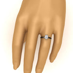 Load image into Gallery viewer, Radiant Cut 4 Prong Classic Solitaire Ring