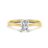 Load image into Gallery viewer, Radiant Cut 4 Prong Classic Solitaire Ring