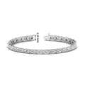 Thumbnail 4 - classic-radiant-cut-tennis-bracelet-in-white-gold-fdbrc10220raangle2-10-00ct-nl-wg