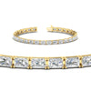 Load image into Gallery viewer, classic-radiant-cut-tennis-bracelet-in-yellow-gold-fdbrc10220raangle2-10-00ct-nl-yg