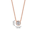Thumbnail 18 - classic-round-bezel-set-half-carat-diamond-necklace-in-rose-gold-fdpd10538roangle1-0-50ct-nl-rg-hw