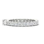Load image into Gallery viewer, Classic Round Cut 1.30 Carat Bezel Set Eternity Wedding Band
