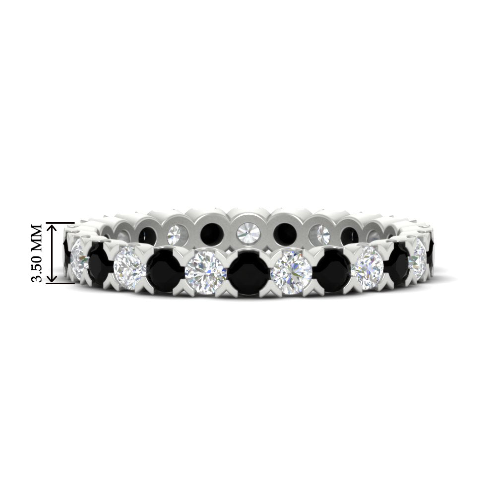 Classic Round Cut 1.30 Carat Bezel Set Eternity Wedding Band