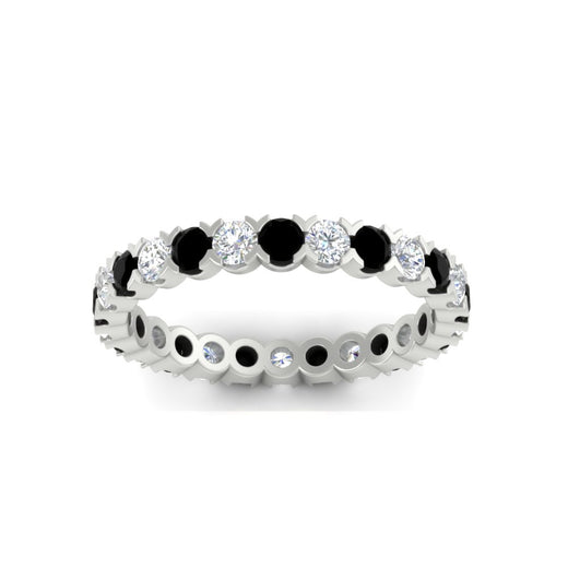 classic-round-cut-diamond-and-black-diamond-1.30-carat-bezel-set-eternity-wedding-band-in-white-gold-FD8072ROBGBLACKANGLE5-1.30CT-NL-WG?v=1751956566