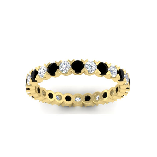 classic-round-cut-diamond-and-black-diamond-1.30-carat-bezel-set-eternity-wedding-band-in-yellow-gold-FD8072ROBGBLACKANGLE5-1.30CT-NL-YG?v=1751956569