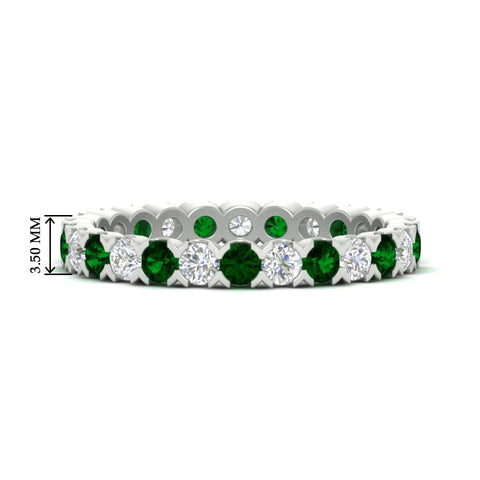 classic-round-cut-diamond-and-emerald-1.30-carat-bezel-set-eternity-wedding-band-in-white-gold-FD8072ROBGEMGR-1.30CT-NL-WG-HW?v=1751956565