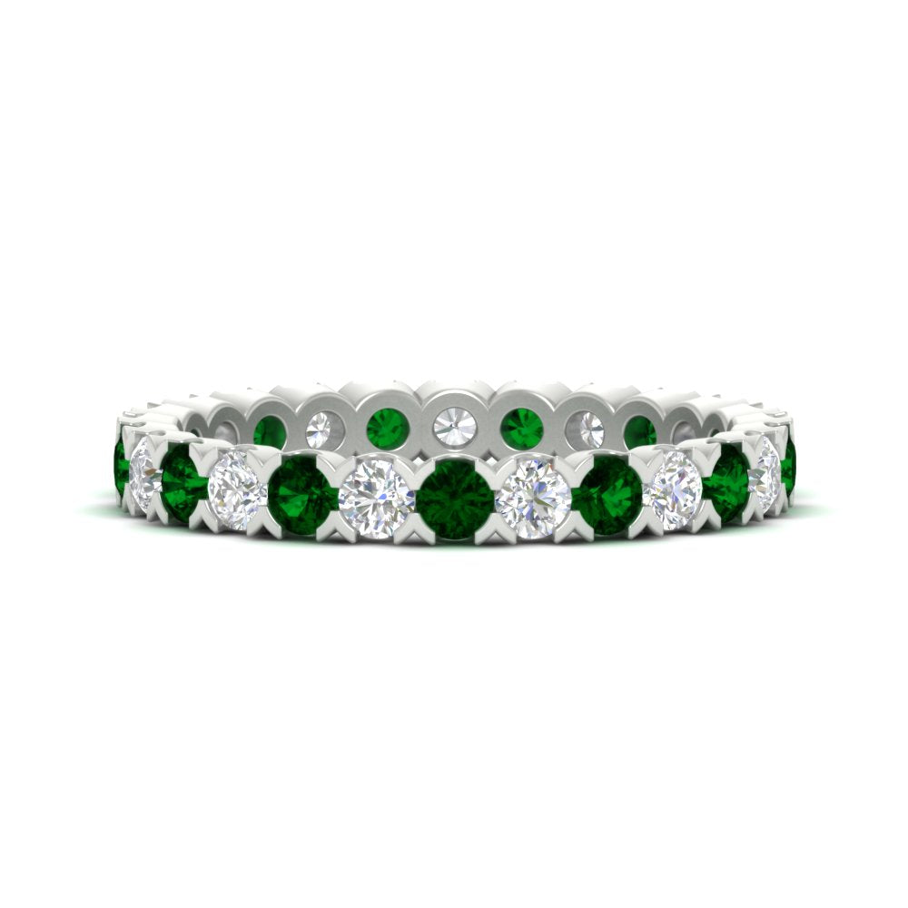 Classic Round Cut 1.30 Carat Bezel Set Eternity Wedding Band