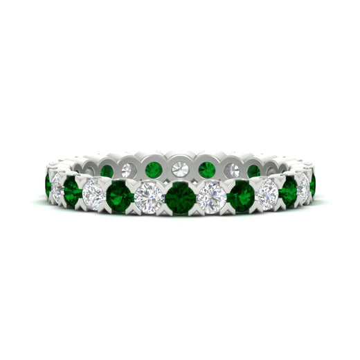 classic-round-cut-diamond-and-emerald-1.30-carat-bezel-set-eternity-wedding-band-in-white-gold-FD8072ROBGEMGR-1.30CT-NL-WG?v=1751956565
