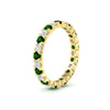 Load image into Gallery viewer, classic-round-cut-diamond-and-emerald-1.30-carat-bezel-set-eternity-wedding-band-in-yellow-gold-FD8072ROBGEMGRANGLE2-1.30CT-NL-YG?v=1751956568