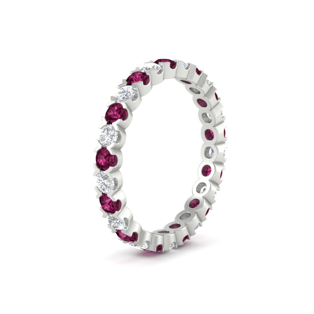 Classic Round Cut 1.30 Carat Bezel Set Eternity Wedding Band