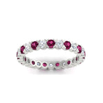 Load image into Gallery viewer, Classic Round Cut 1.30 Carat Bezel Set Eternity Wedding Band
