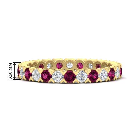 classic-round-cut-diamond-and-pink-sapphire-1.30-carat-bezel-set-eternity-wedding-band-in-yellow-gold-FD8072ROBGSADRPI-1.30CT-NL-YG-HW?v=1751956567