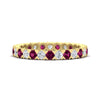 Load image into Gallery viewer, classic-round-cut-diamond-and-pink-sapphire-1.30-carat-bezel-set-eternity-wedding-band-in-yellow-gold-FD8072ROBGSADRPI-1.30CT-NL-YG?v=1751956567