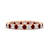 Load image into Gallery viewer, classic-round-cut-diamond-and-ruby-1.30-carat-bezel-set-eternity-wedding-band-in-rose-gold-FD8072ROBGRUDR-1.30CT-NL-RG?v=1751956563