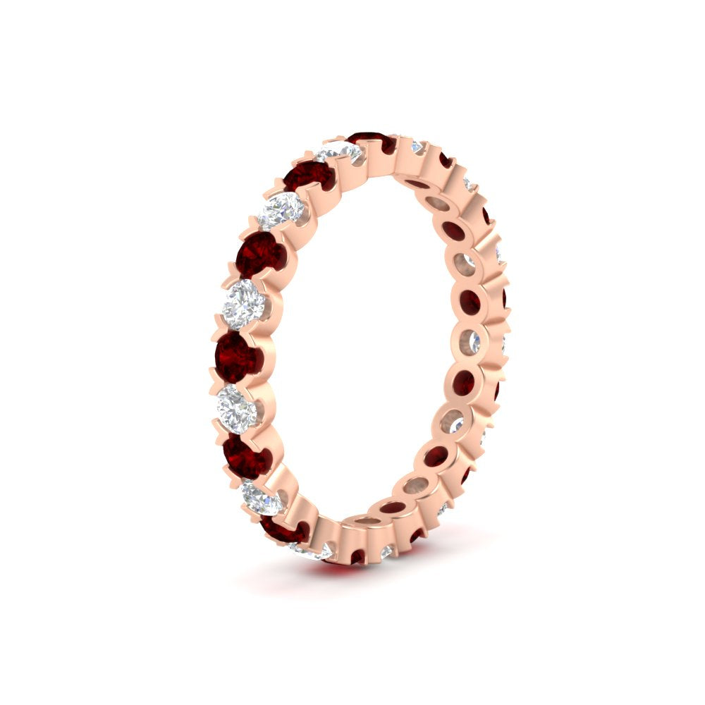 Classic Round Cut 1.30 Carat Bezel Set Eternity Wedding Band