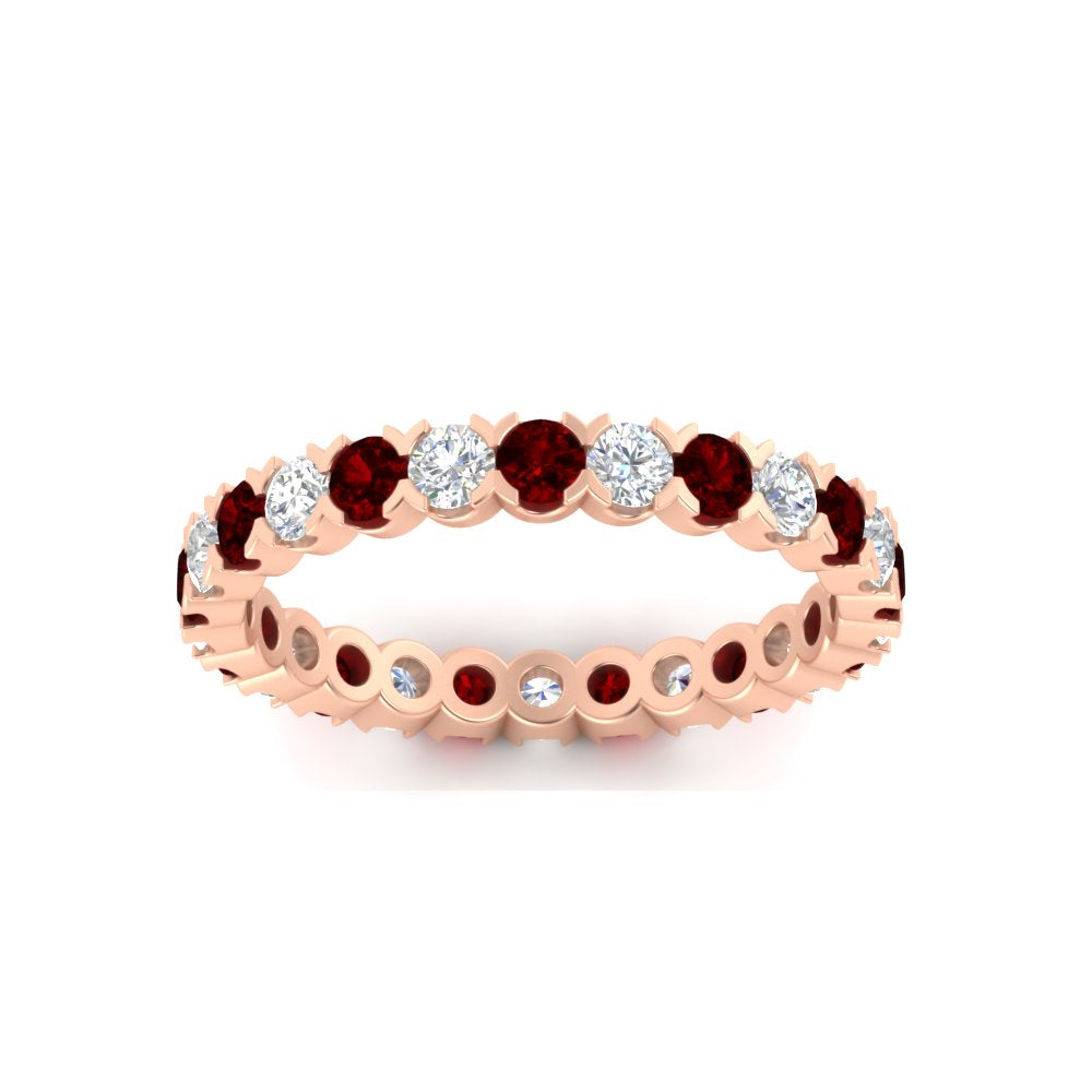 Classic Round Cut 1.30 Carat Bezel Set Eternity Wedding Band