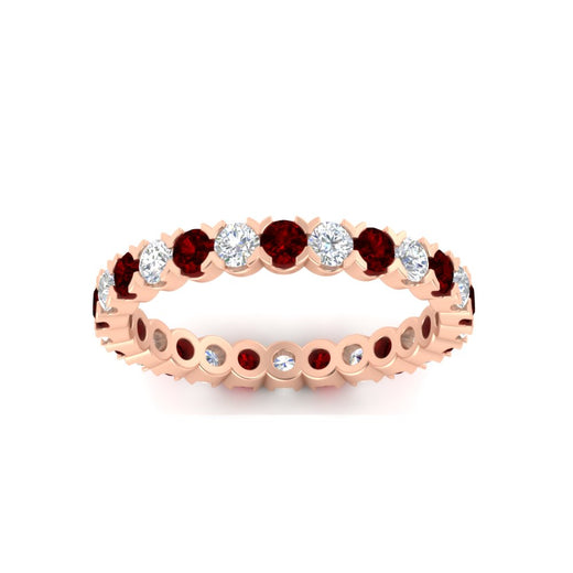 classic-round-cut-diamond-and-ruby-1.30-carat-bezel-set-eternity-wedding-band-in-rose-gold-FD8072ROBGRUDRANGLE5-1.30CT-NL-RG?v=1751956563