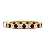 Load image into Gallery viewer, classic-round-cut-diamond-and-ruby-1.30-carat-bezel-set-eternity-wedding-band-in-yellow-gold-FD8072ROBGRUDR-1.30CT-NL-YG-HW?v=1751956568
