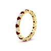 Load image into Gallery viewer, classic-round-cut-diamond-and-ruby-1.30-carat-bezel-set-eternity-wedding-band-in-yellow-gold-FD8072ROBGRUDRANGLE2-1.30CT-NL-YG?v=1751956568