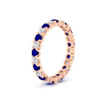 Load image into Gallery viewer, Classic Round Cut 1.30 Carat Bezel Set Eternity Wedding Band
