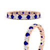Load image into Gallery viewer, classic-round-cut-diamond-and-sapphire-1.30-carat-bezel-set-eternity-wedding-band-in-rose-gold-FD8072ROBGSABLANGLE3-1.30CT-NL-RG?v=1751956562
